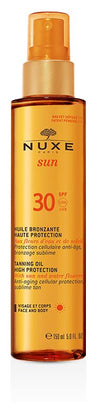 nuxe nuxe sun olio solare viso e corpo spf30 150 ml nuxe ean 3264680007019
