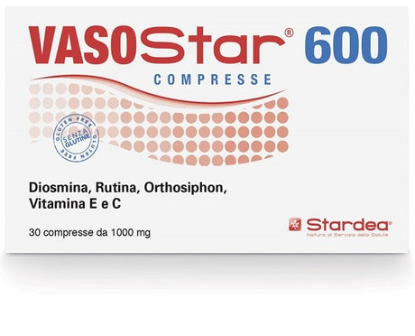 stardea vasostar 600 30 compresse 1 000 mg vasostar ean 8053614910496