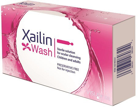 visufarma xailin wash soluzione sterile oculare 20 flaconcini 5 ml monodose xailin ean 5060361080344