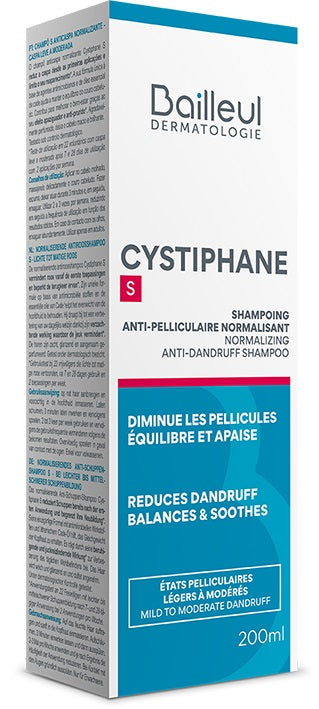 bailleul cystiphane s shampoo antiforfora capelli normali 200 ml cystiphane ean 3660398501212
