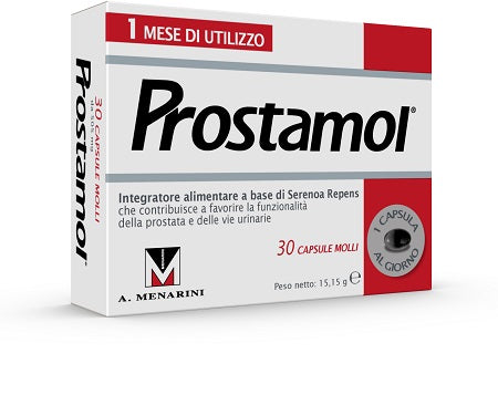 menarini otc prostamol 30 capsule molli prostamol ean 8012992009406