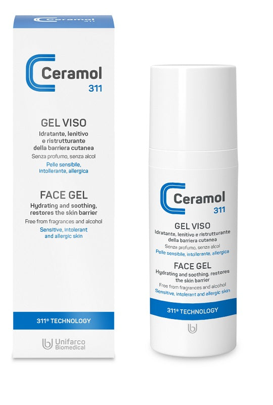 unifarco ceramol 311 gel viso 50 ml unifarco ean 8029408040809
