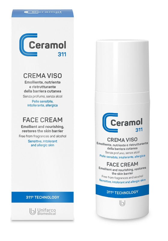 unifarco ceramol 311 crema viso 50 ml unifarco ean 8029408043107