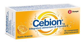 procter cebion effervescenti vitamina c arancia 10 compresse cebion ean 8024825000351