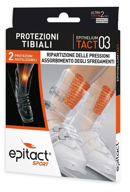 qualifarma srl epitact sport protezione tibiali 2 pezzi epitact ean 3660396006931