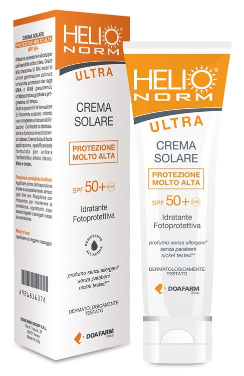 doafarm helio norm ultra crema solare spf 50 100 ml