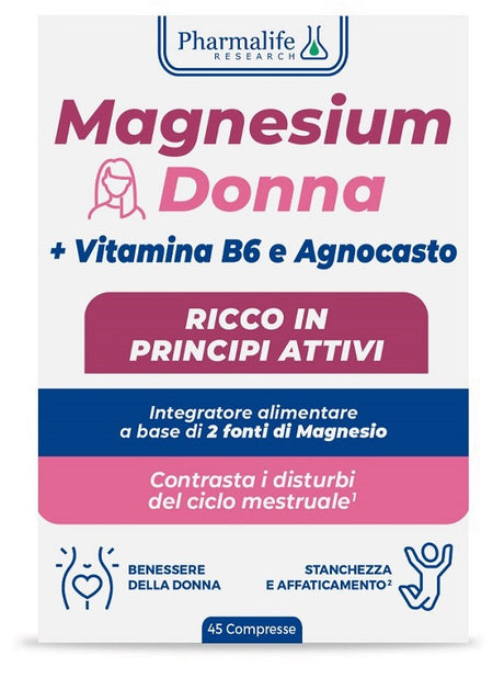 pharmalife research magnesium donna 45 compresse ean 8032578477535