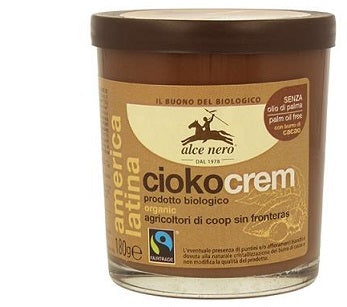 alce nero ciokocrem crema spalmabile bio alla nocciola fairtrade 180 g alce nero ean 8009004811386