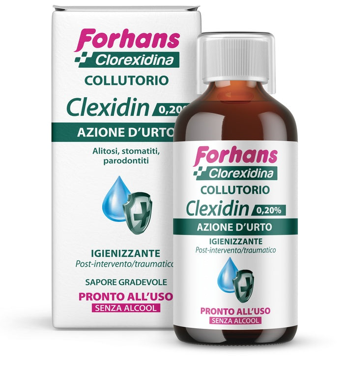 uragme forhans clexidin 020 senza alcool 200 ml forhans ean 8002185072720