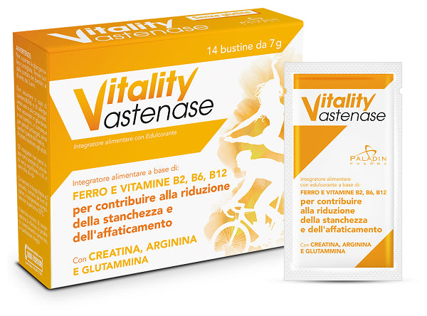 paladin pharma vitality astenase agrumi 14 bustine ean 8052049551120