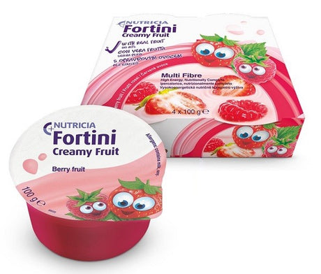 danone nutricia fortini creamy fruit multi fibre frutti rossi 4x100 g nutricia ean 8716900563270