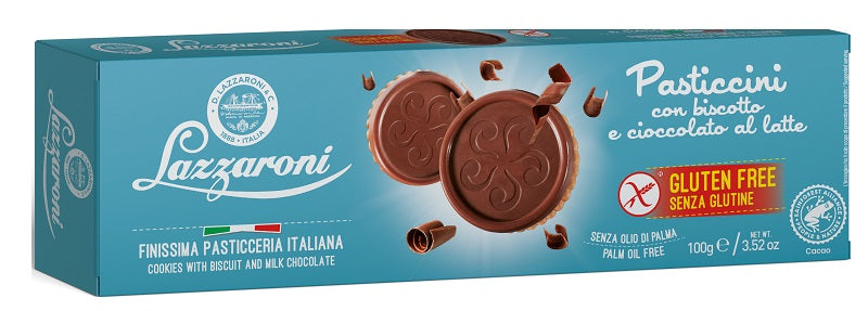 rarifarm pasticcini biscottocioccolato al latte 100 g lazzaroni ean 8000510552169