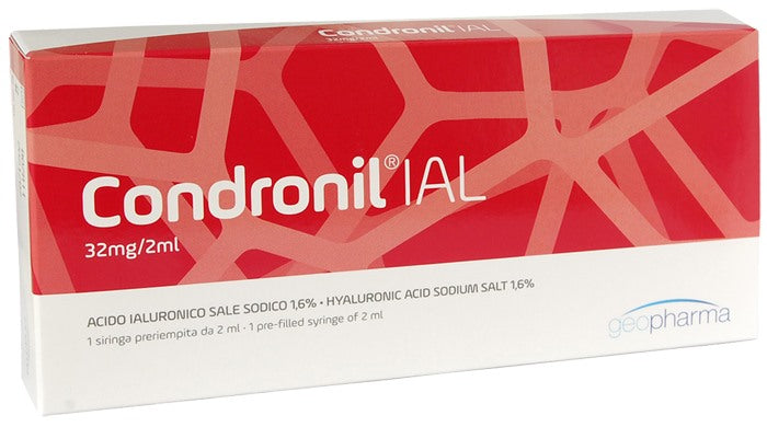 geofarma siringa intra articolare condronil ial acido ialuronico 16 2 ml condronil ean 8057204950039
