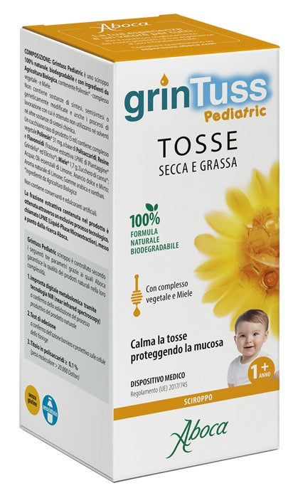 aboca grintuss pediatric sciroppo 180 g aboca ean 8032472022459