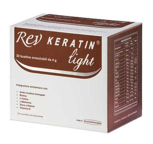 pharmabio rev keratin light 30 buste 120 g rev ean 8016527000517
