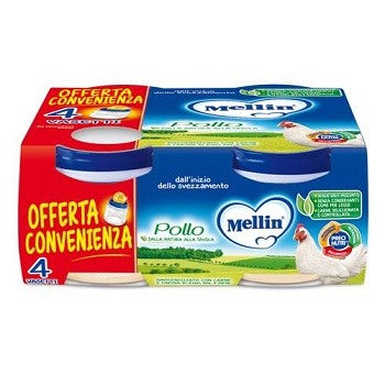 mellin mellin omogeneizzato pollo 4x80 g mellin ean 5900852021510