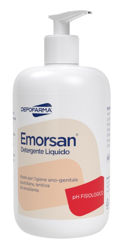 depofarma emorsan detergente liquido igiene ano genitale ph fisiologico 500 ml depofarma