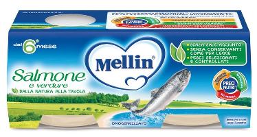 mellin mellin omogeneizzato salmone 2 x 80 g mellin ean 5900852021800