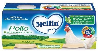 mellin mellin omogeneizzato pollo 2 x 80 g mellin ean 5900852021541