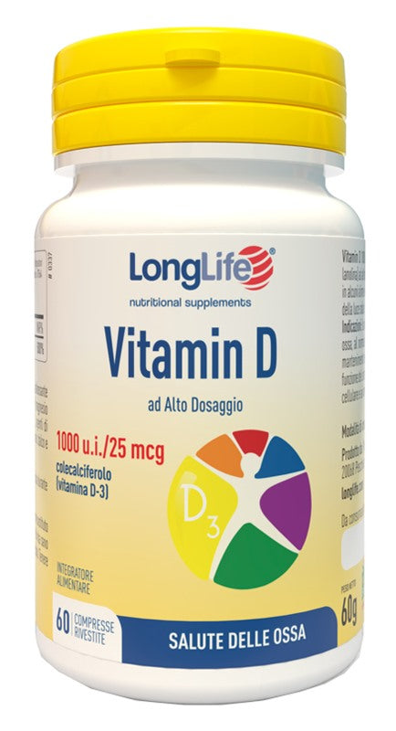 longlife longlife vitamin d 1000ui 60 compresse long life ean 8054521002311
