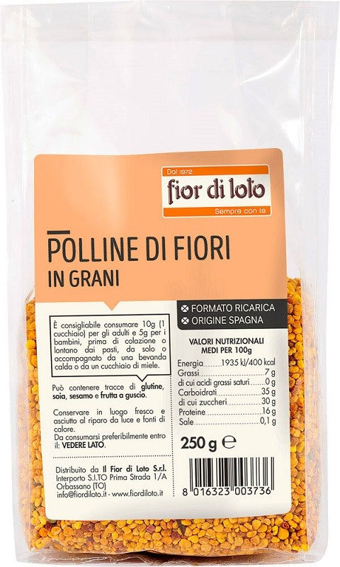 biotobio polline in grani ricarica 250 g biotobio ean 8016323003736