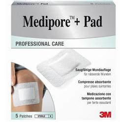 3m italia polifarma medicazione mediporepad 5x72cm 5pezzi medipore ean 7610182013038
