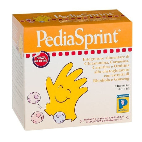 pediatrica pediasprint 15 flaconcini 10 ml pediac ean 8051160660209
