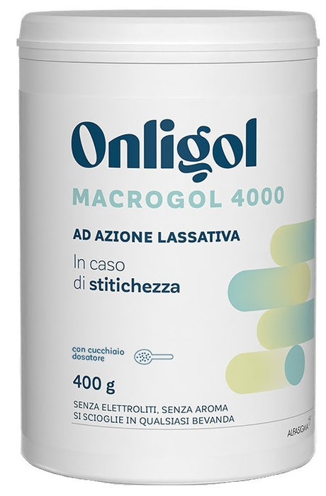 alfasigma chc onligol macrogol 4000 400 g senza zucchero onligol