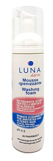 morgan lunaderm mousse igienizzante detergente intimo pelli irritate ed alterate 150 ml morgan ean 8055765860101