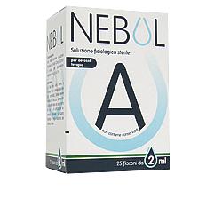 genetic nebul soluzione fisiologica 25 flaconcini monodose 2 ml nebul ean 8033695730022