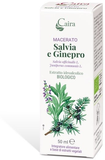 caira mario lab caira salvia e ginepro macerato idroalcolico bio gocce 50 ml