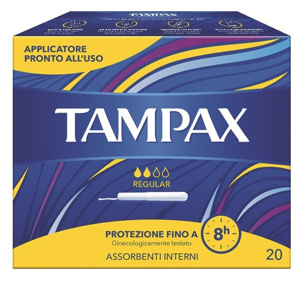 fater femcare tampax blue box regular 20 pezzi tampax ean 4015400362920