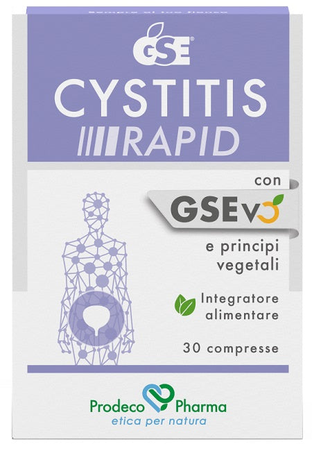 prodeco pharma gse cystitis rapid 30 compresse gse