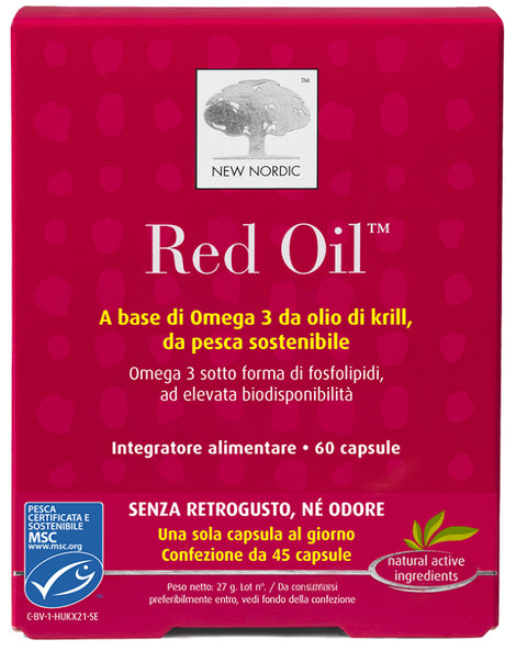 new nordic red oil 60 capsule new nordic ean 5021807391202