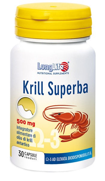 longlife longlife krill superba 30 capsule long life ean 8054521001208