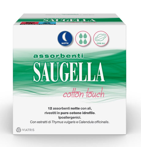 cooper ch saugella cotton touch assorbenti notte 12 pezzi taglio prezzo saugella