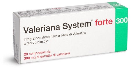 fidia healthcare valeriana system forte 20 compresse valeriana system ean 8054529510412