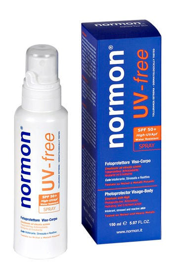 api erbe normon uv free spray viso corpo 150 ml normon