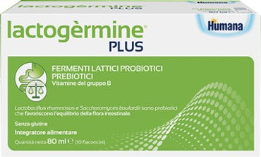 humana italia lactogermine plus fermenti lattici 10 flaconcini humana ean 8031575070268