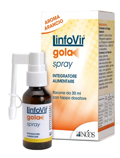 noos linfovir gola soluzione isotonica spray 30 ml linfovir ean 8052107200281