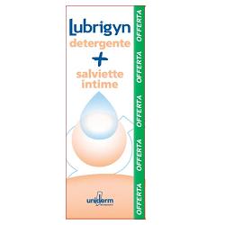 uniderm lubrigyn cofanetto detergente 200 ml 15 salviettine lubrygin ean 8032836150804