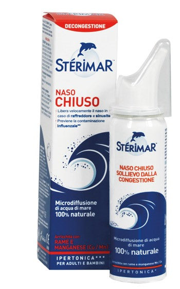 baldacci sterimar ipertonico naso chiuso rame e manganese spray 50 ml sterimar ean 3331300097382