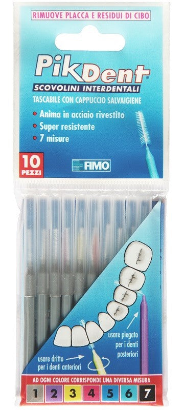 fimo pikdent stuzzicolino 1 grigio 10 pezzi fimo ean 8028518000765