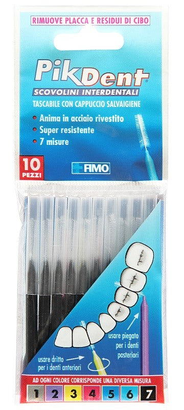 fimo pikdent stuzzicolino 7 nero 10 pezzi fimo ean 8028518000826