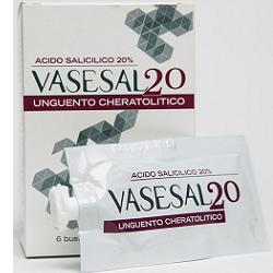 eucare vasesal 20 6 bustine pluridose da 5 ml unguento cheratolitico eucare