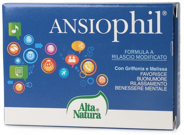 inalme ansiophil 15 compresse 850mg alta natura ean 8050534211672
