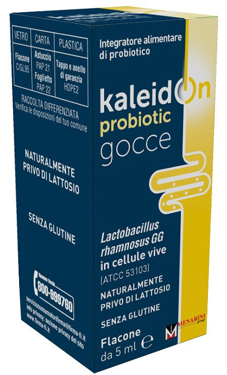 menarini comm kaleidon probiotic gocce 5 ml kaleidon ean 8050519010061