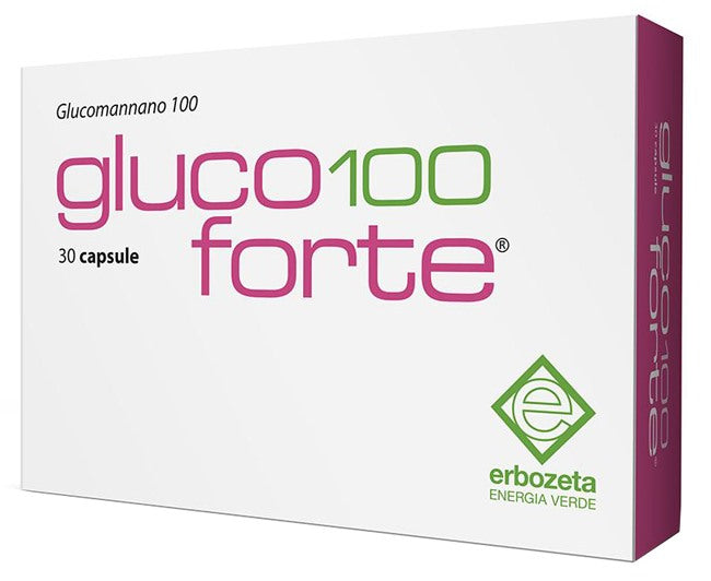 erbozeta elp gluco 100 forte glucomannano 100 30 capsule da 900 mg erbozeta