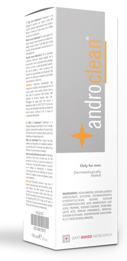 safi medical care androclean detergente intimo maschile 150ml ean 7649992931102