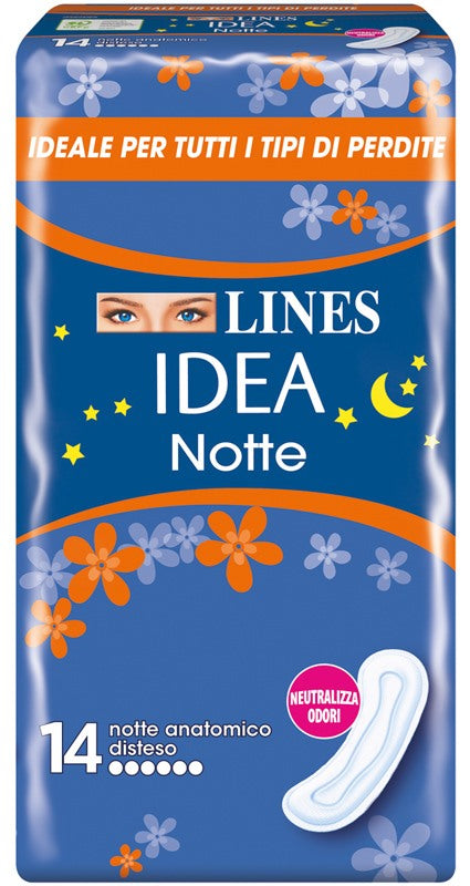 fater femcare lines idea notte senza ali 14 pezzi lines ean 8001480073463